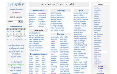 craigslist worcester|worcester mass craigslist.